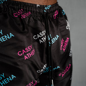 Miami Midnight Black Allover Print Shorts