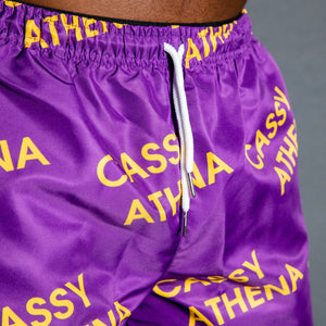 Melrose Purple Allover Print Shorts