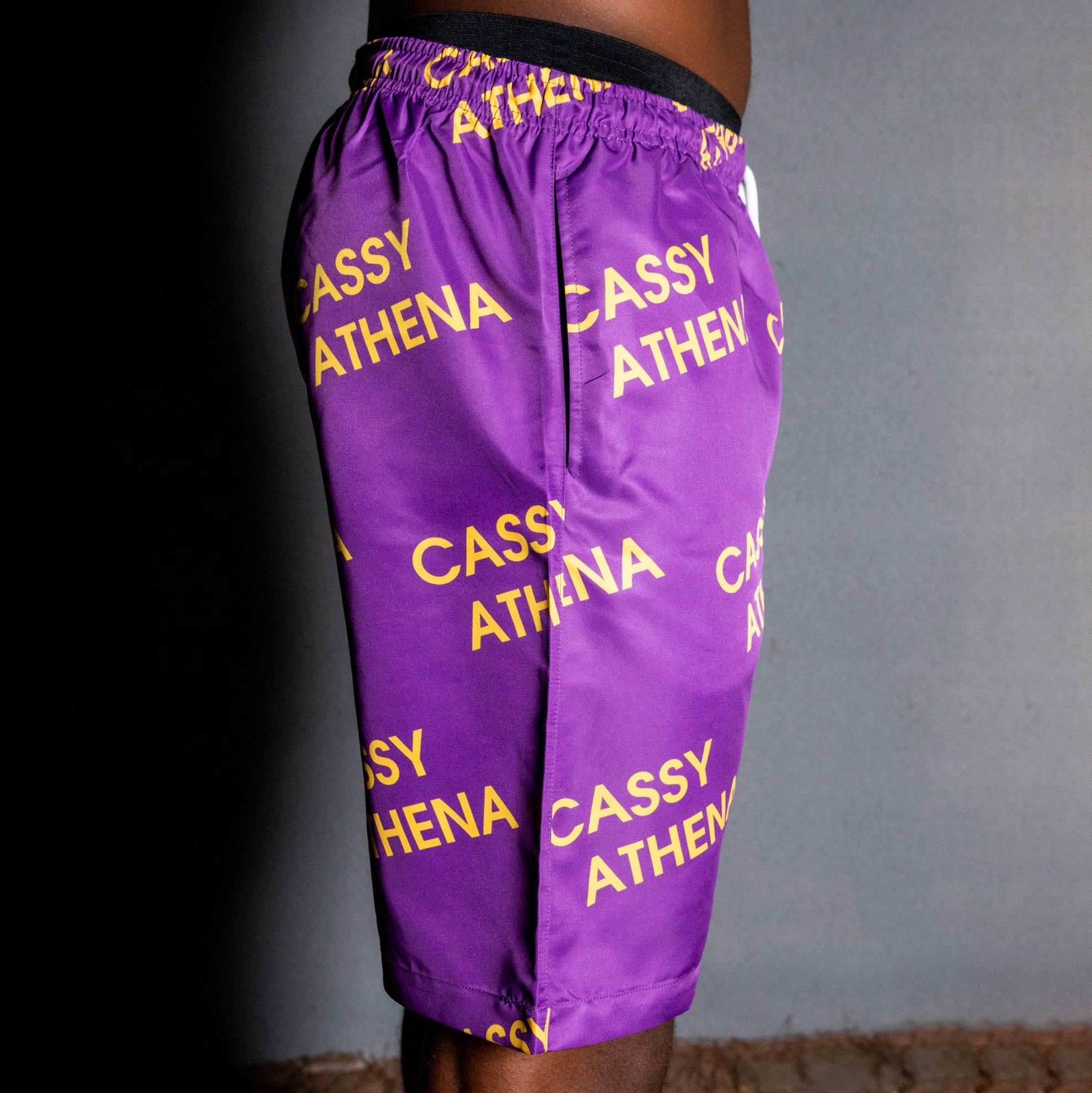 Melrose Purple Allover Print Shorts