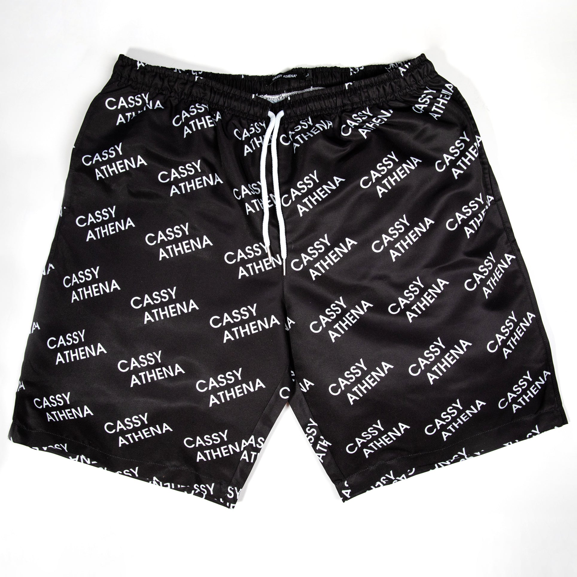 West Coast Black Allover Print shorts