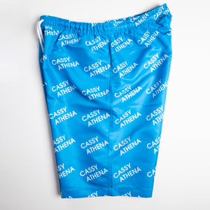 Venice Blue Allover Print Shorts