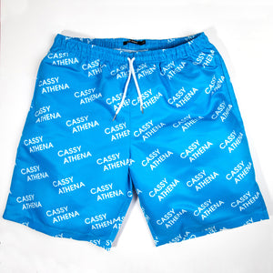 Venice Blue Allover Print Shorts