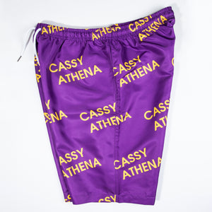 Melrose Purple Allover Print Shorts