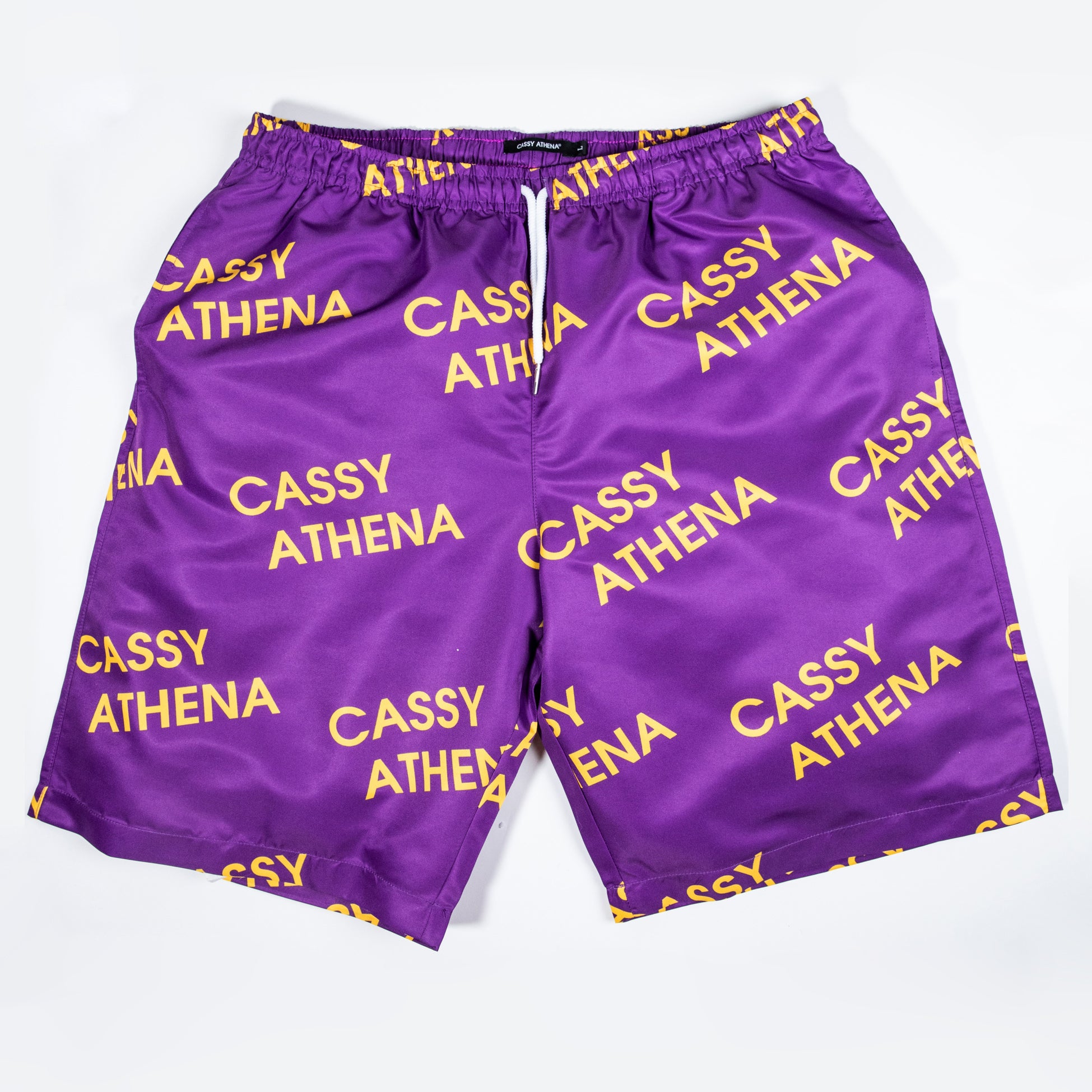 Melrose Purple Allover Print Shorts – Wear Athena