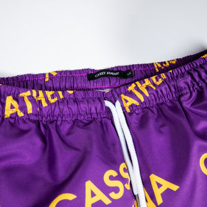 Melrose Purple Allover Print Shorts
